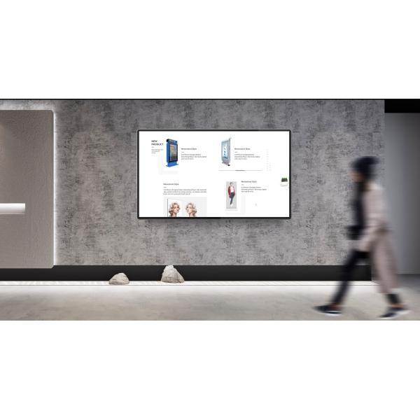 indoor lcd screen resolution 1920*1080 android network version wall mounted digital signage