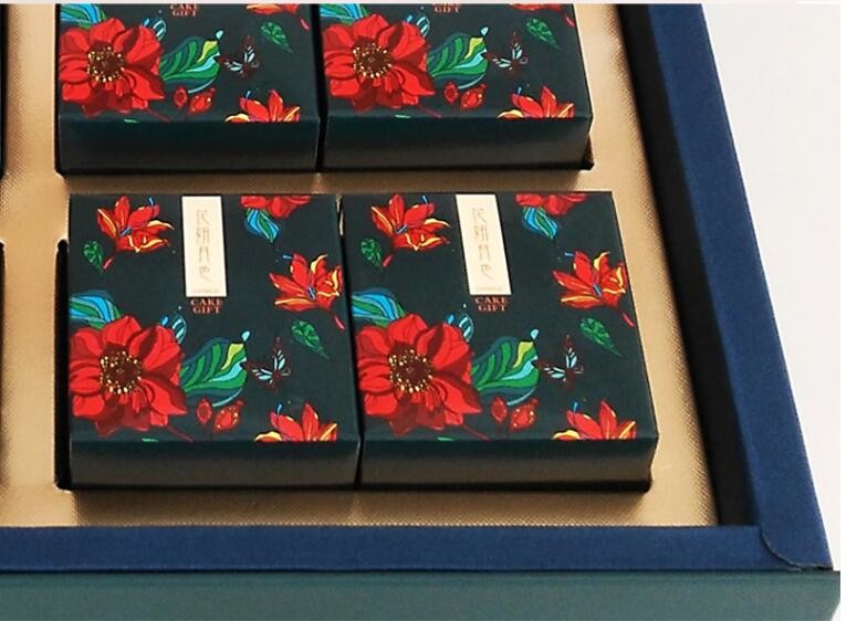 Custom design gradient color luxury paper packaging gift box with lid,Paper Flower Box Florist Bouquet Box Packaging Ros