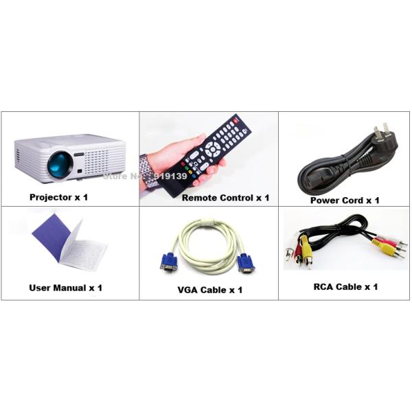 90~240V Global Using HDMI Home Cinema Projector With USB VGA Compatible For PS DVD Laptop