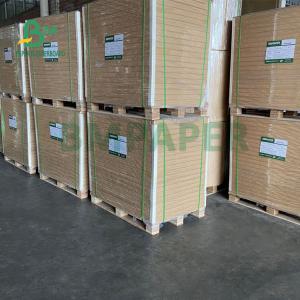 China 325gsm Uniform White Coated Kraft Back Paper For Packing Bread 70 X 100cm wholesale