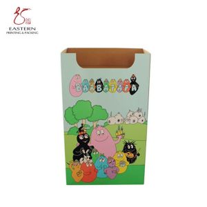 China Glossy Lamination Corrugated Display Stand 100cm Height wholesale