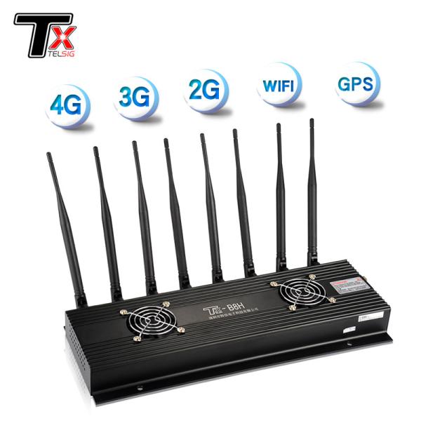 Quality Black Fixed 8 Way Signal Jammer Is Suitable For Classrooms for sale