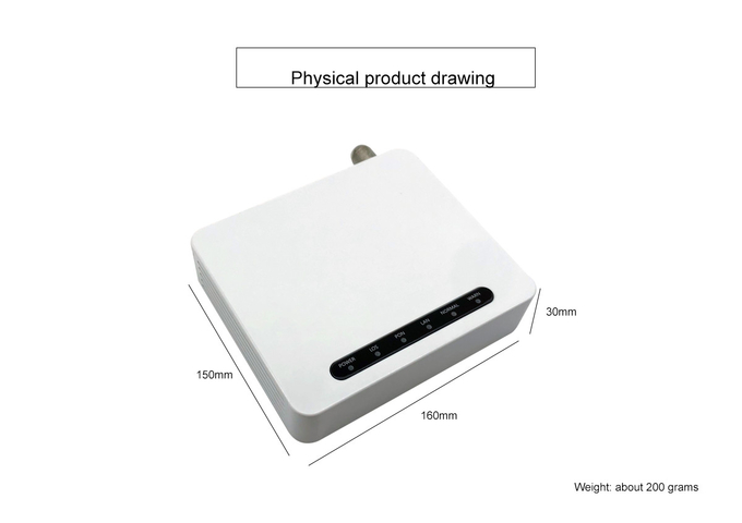 ZC-501T XPON ONU CATV 1GE CATV With Remote Support ONT GPON