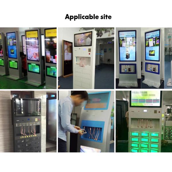 Wire Charging Station LCD Digital Signage Display 15.6 Inch 300cd/M2