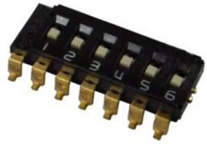 China Right Angle SMD Single / Dual Inline Package Switch With Holder wholesale