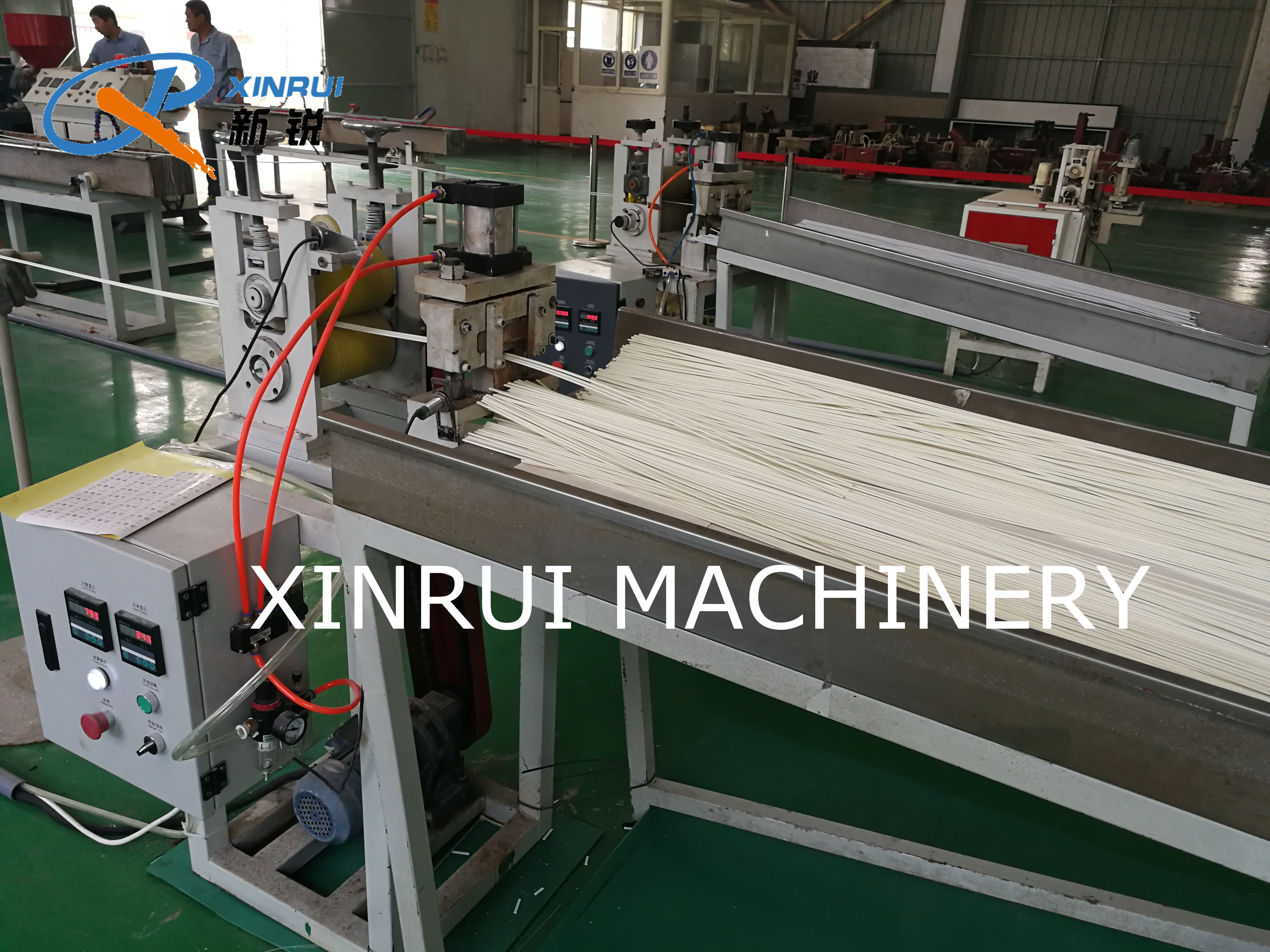 PVC PPC PE ABS plastic hand welding rod making machine/production line 