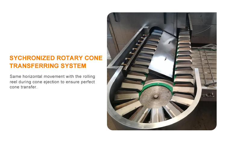 380V 13kg / Hour Rolled Sugar Cone Machine Ice Cream Cone Maker Machine