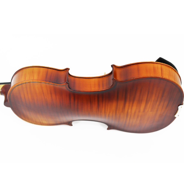 High glossy Children Violin 1/4 size with violin pickup Violins have many strings, including nylon strings, steel string