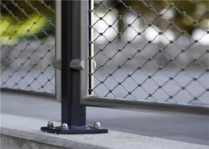 6 Meter Height SS304 Stainless Steel Wire Rope Net For Bridge Railing Fence