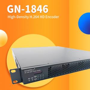 China Gospell GN-1846 12-Ch H.264 HD Encoder HDMI Input Options Digital TV Encoder With Broadcast wholesale