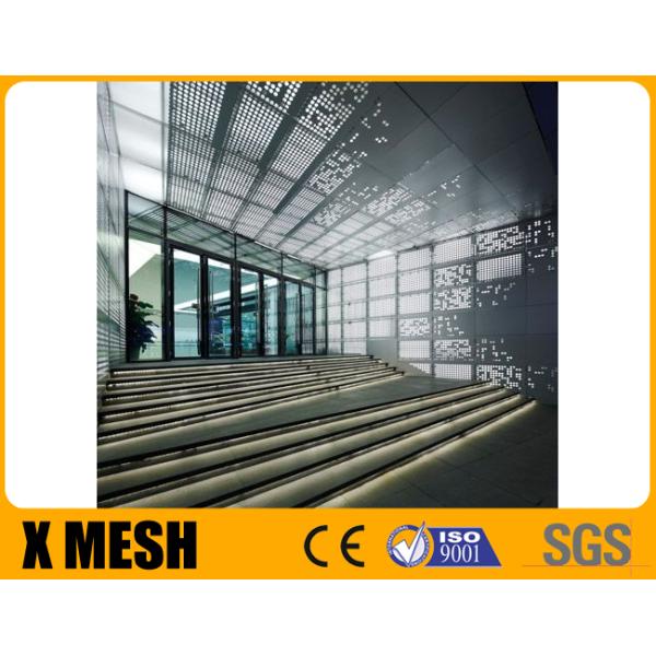 Hot Dip Galvanizing Perforated Metal Mesh Bv Certificated For Ceiling