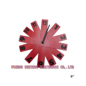 China Nice color high quality new design round shape wall clock models wholesale