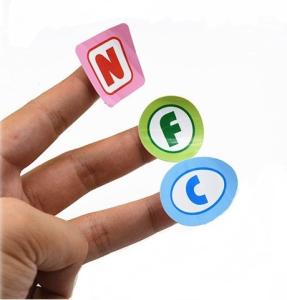 China Printable Paper Programmable NFC Tag Sticker Label For Phone ISO14443A wholesale