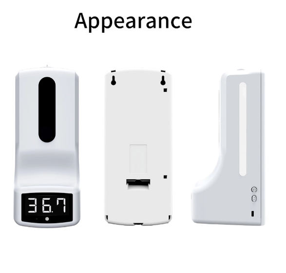 Temperature Detector 1000ml 3W Hand Disinfectant Dispenser