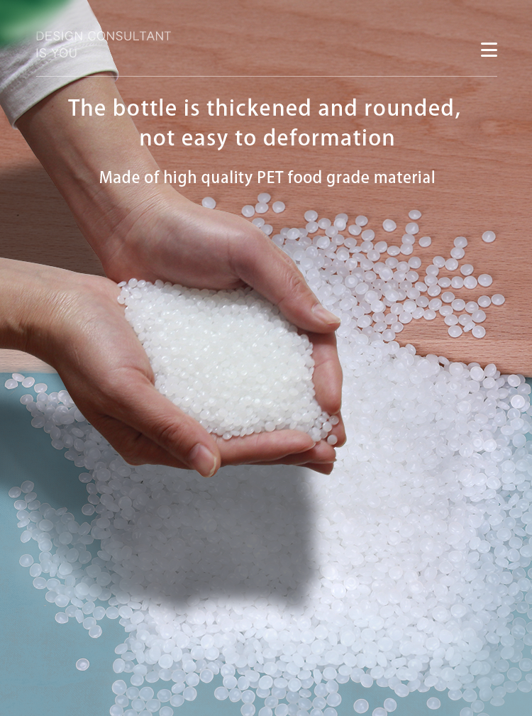 112ml Small Round HDPE Plastic Bottle Container With Children Safety Cap White Advantage