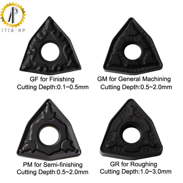 ISO Standard CNC Triangle Carbide Inserts WNMG0804 Tungsten Carbide Cutting Tools