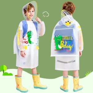 Kids Waterproof Raincoat, Children'S Raincoat Transparent Poncho, Students in
