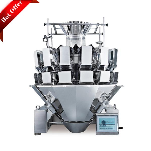 Food Snack Granule 14 Head Multi Head Weigher 50Hz 10.4in Touch Screen