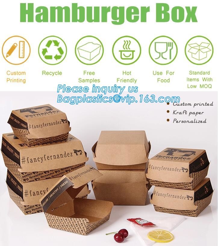 kraft paper sandwich box with window ,triangle sandwich box for packaging,Cardboard Box With Clear Window Burger Sandwic
