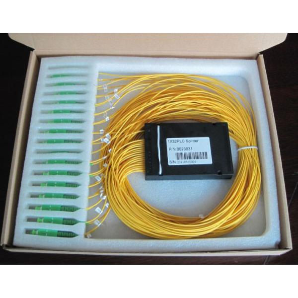 1 × 8 PLC Fiber Optic Splitter, ABS Package, 0.9mm cable,Low Polarization Dependent Loss