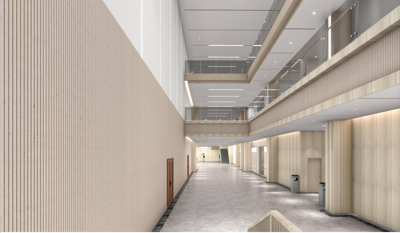 0.85 NRC Grooved Acoustic Sound Panels For Office Theater Auditorium And Church