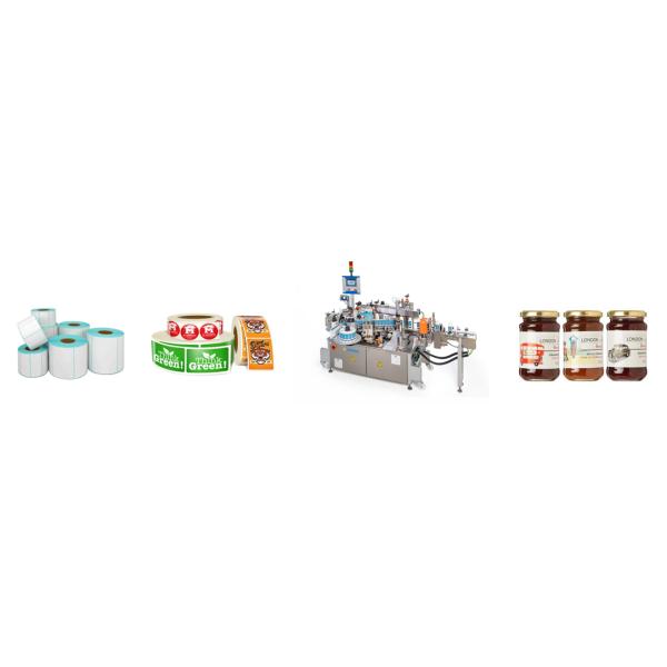 Custom Made Roll Sticker Labels For Printing Sticker Labelling Machine