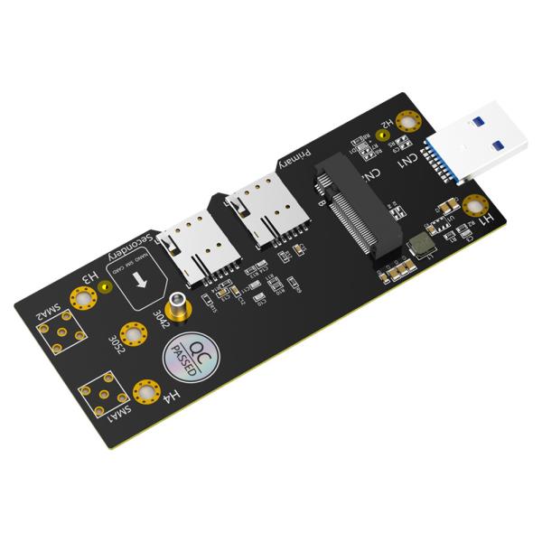 Quality NVME NGFF M.2 To USB 3.0 Adapter With Dual NANO SIM Card Slot for sale