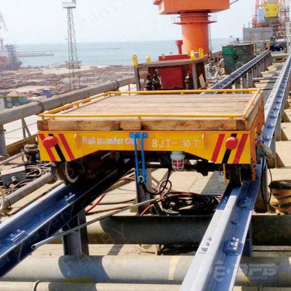 50t large capacity rail transfer carriage for assembly line
