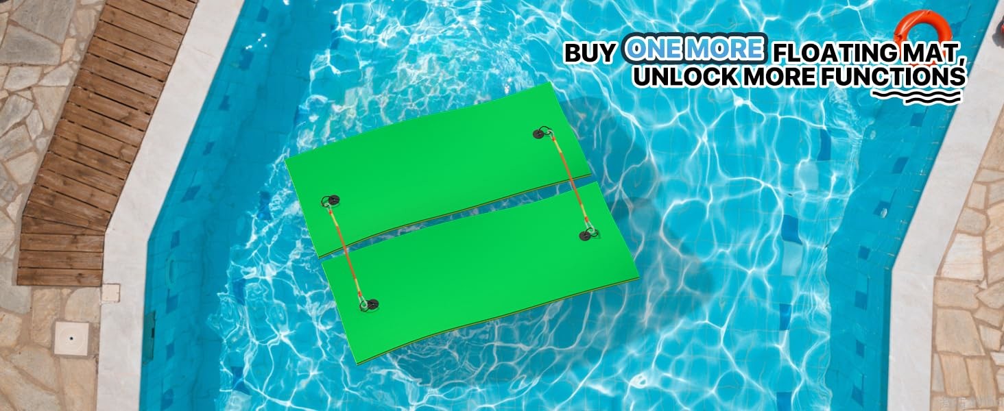 Direct Factory Water Floating Pad 3 Layer Thick XPE Foam Float Mat Swimming Pool Lake