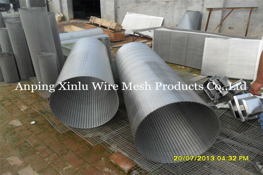 Wedge Wire Wrapped Screen Cone Drum Johnson Wire Filter Basket Rotary Drum Screen
