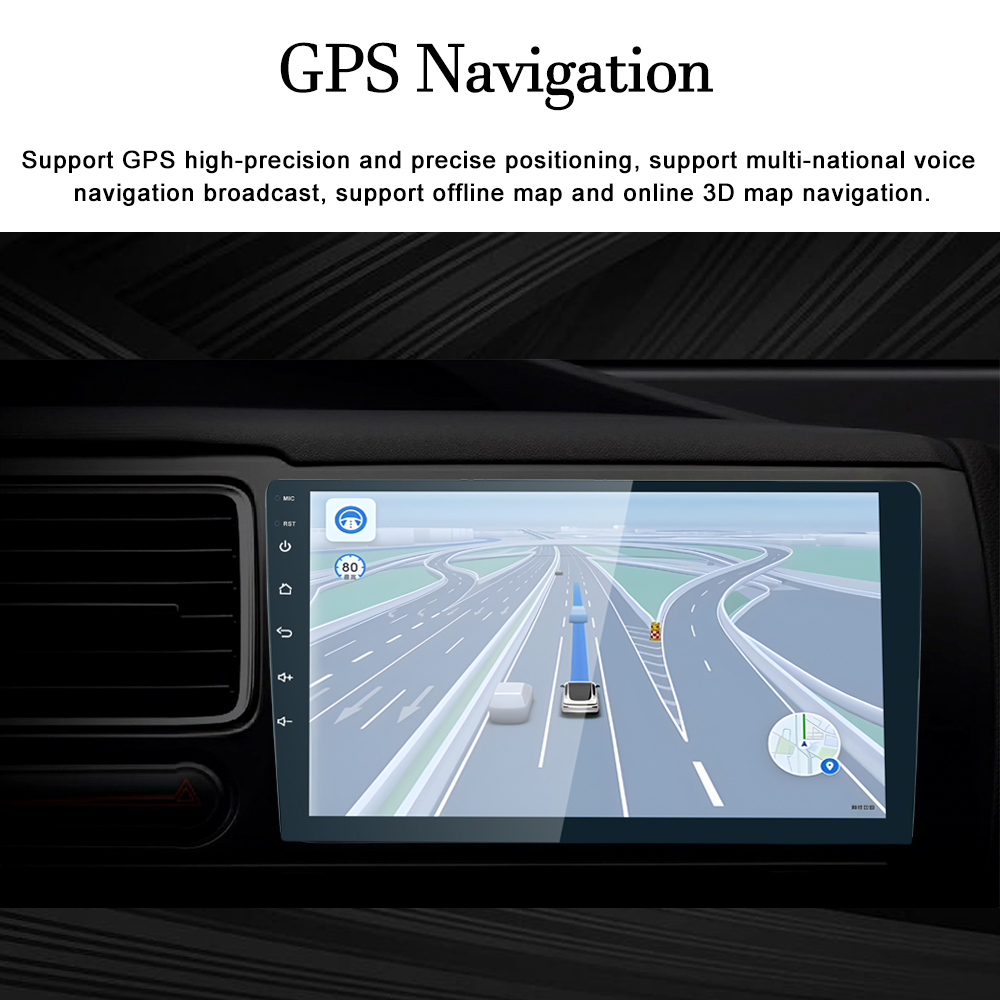 Universal Radio Stereo Audio Head Unit 9 Inch 2 Din Double Din Car DVD Player with Bluetooth