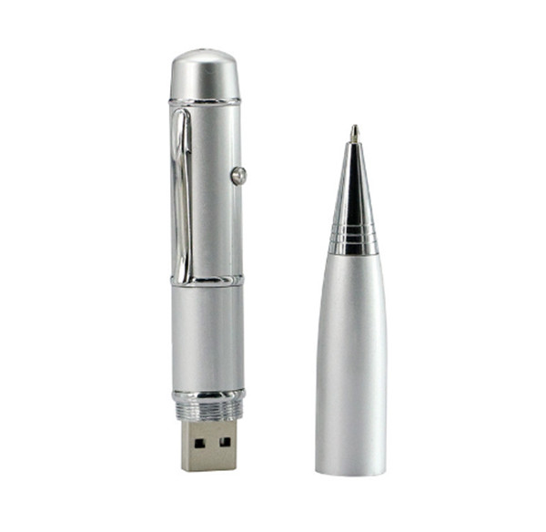 Mini USB Flash Pen Drives / High Speed Ballpoint Pen Model Laser Light Pendrive USB 3.0