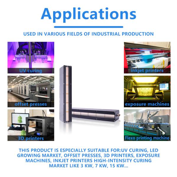 COB 500w Uv Led Curing System Low Thermal Resistance