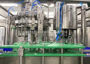 China Beer 8000BPH Glass Bottle Filling Machine With Crown Cap wholesale