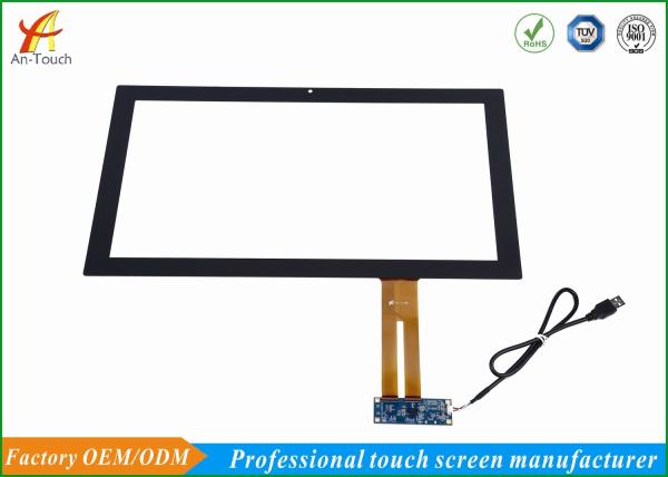 Quality 18.5" Large Size Capacitive Multi Touch Screen Panel With Usb Controller For Smart home system for sale