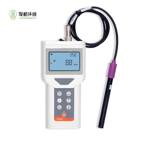 Quality Battery Powered Conductivity TDS Salinity Meter Portable Water Quality Tester Ergonomic Design for sale