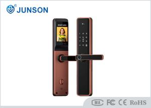 China Tuya App Fingerprint Door Locks High Definition Visual Large Screen With Cat Eye wholesale