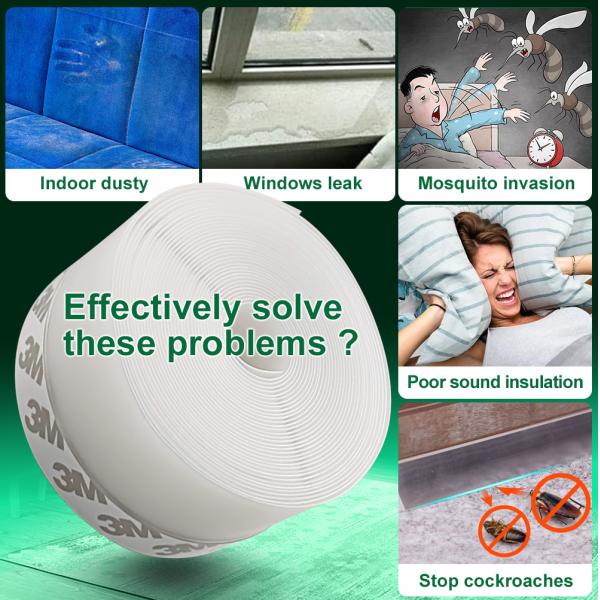 25MM 35MM 45MM Self Adhesive Door And Window Sealing Strip Insect Prevention