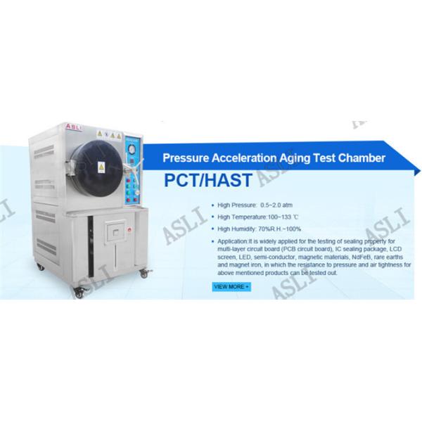 100% humidity Saturated Pressure Cooker Test Chamber / HAST Chamber