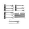 Buy cheap Locksmith Tools 12pcs Locksmith Tools For Safes Lock Pick Set from wholesalers