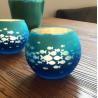 Buy cheap Round electroplating ball shape candle holder with fish decoration for home from wholesalers