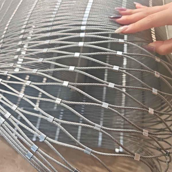 Kn Metal Wire Mesh Anti-Drone Net High Ductility Stretchable Metal Stainless Steel 304