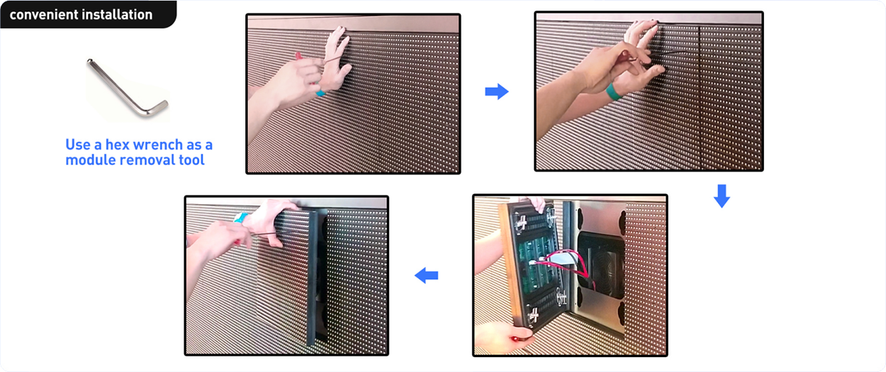 Front Service Outdoor SMD2727 Full Color Lens LED Module for Outdoor Digital Signage