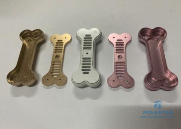 Quality CNC Aluminum Alloy Bone Shaped Key U Disk Shells Colorful Anodized for sale