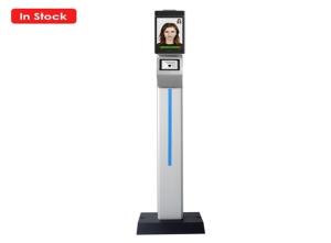 0.5-1.5m Facial Recognition Temperature Kiosk , 10.1 ccess Control And Attendance System