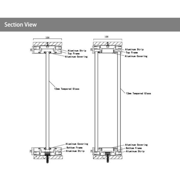Transform Office With Sleek And Functional Partition Walls Strong Tempered Glass Type