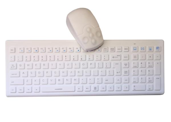 Quality Waterproof Clean Key Industrial Wireless Keyboard Without Battery for sale