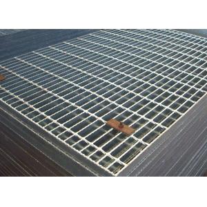 China Walkway Serrated Steel Grating , Welded Steel Bar Grating Mild Steel wholesale