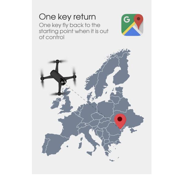 Foldable Drone with Camera 1080P Optical Flow Position Altitude Hold Gesture Photo Follow Mode RC Quadcopter