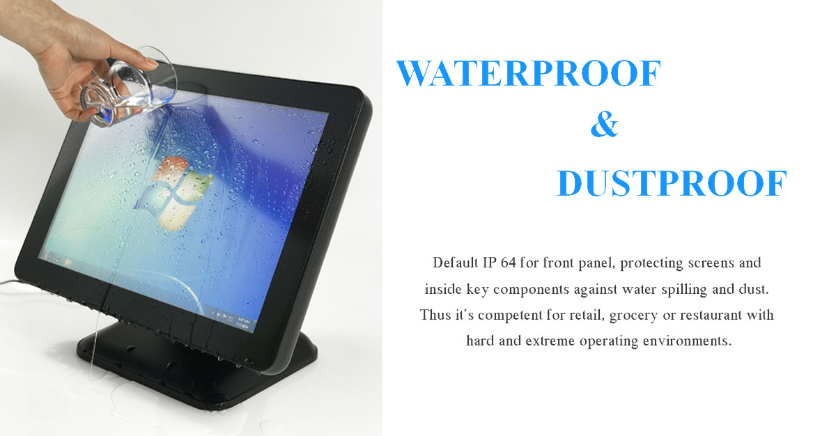 15" I3 I5 I7 CPU Pos All In One Touchscreen Computer